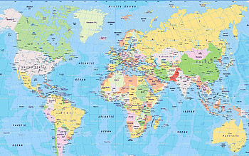 The political, Map HD wallpaper