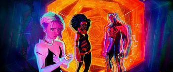 Gwen Stacy and Miguel O Hara, movie, Spider-Man: Across the Spider-Verse HD wallpaper