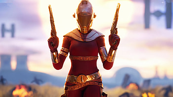 Skywalker in Fortnite, Gaming crossover, , Exciting gameplay HD wallpaper