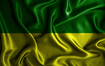 Morona-Santiago flag, , silk wavy flags, ecuadorian provinces, Day of Morona-Santiago, fabric flags, Flag of Morona-Santiago, 3D art, Morona-Santiago, Provinces of Ecuador, Morona-Santiago 3D flag, Ecuador HD wallpaper