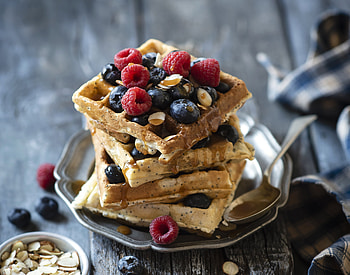 waffle , Food graphy, Appetizing treat, Crispy delight HD wallpaper