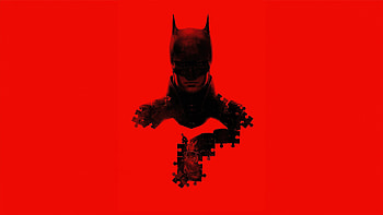 The Batman Red Poster, the-batman, batman, superheroes, artwork, digital-art, poster HD wallpaper
