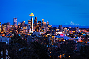 Seattle Space Needle cityscape HD wallpaper