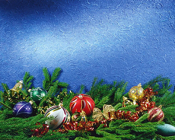 Christmas on blue, blue, holiday, christmas, ball, new year HD wallpaper