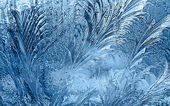 Intricate pattern, winter, blue, frost, graphy, cool, amazing HD wallpaper