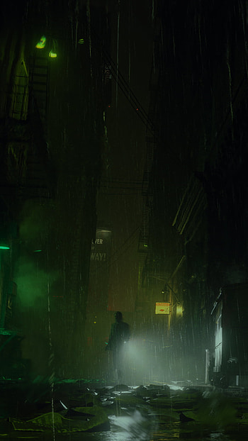 Alan Wake 2 Mystical Night Scene, video game HD phone wallpaper