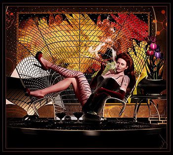 chaser1, chaser, smoking, lady, painted leggs HD wallpaper