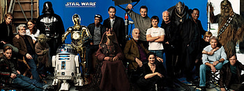 Movie - Star Wars George Lucas C-3PO Jar Jar Binks Harrison Ford R2- HD wallpaper