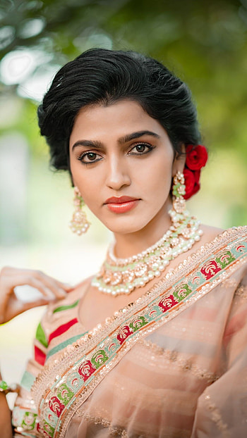 Dhansika, saree beauty, model, sexy gorgeous HD phone wallpaper