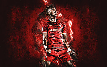 Tammy Abraham, AS Roma, English Footballer, Burgundy Stone Background, Football, Italy, Kevin Oghenetega Tamaraebi Bakumo HD wallpaper