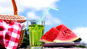 Summer watermelon drinks, Seasonal refreshment, , enjoyment HD wallpaper