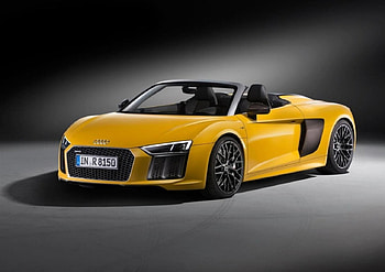 2016 Audi R8 Spyder, Spyder, Yellow, 2016, Conv HD wallpaper