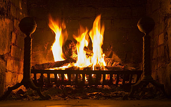 Fireplace fire, , Warm and mesmerizing HD wallpaper