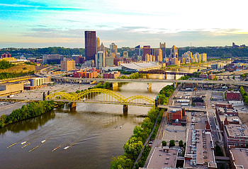 Allegheny River, Pittsburgh Skyline HD wallpaper