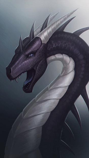 Fantasy, Art, Fangs, Dragon, Thorns, Spikes, Monster HD phone wallpaper