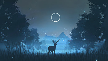 Reindeer Minimalism Art , reindeer, minimalism, minimalist, artist, artwork, digital-art, artstation HD wallpaper