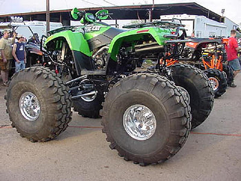 arctic cat, very powerfull, green, big tires, artic cat HD wallpaper