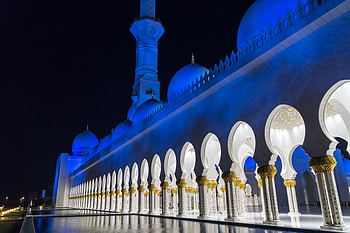 Mosque, Religious, Sheikh Zayed Grand Mosque, Abu Dhabi, United Arab Emirates, Mosques HD wallpaper
