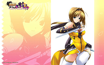Sword Girl, sexy, sword, anime, fantasy, girl HD wallpaper