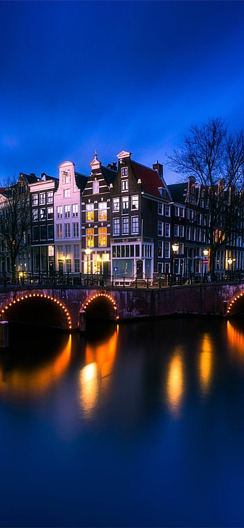 Amsterdam , Dutch architecture, Mobile backgrounds HD phone wallpaper
