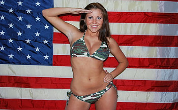 Here is a Swimsuit designed for the USA Cheerleaders, marines, recon, usmc, marine corps HD wallpaper