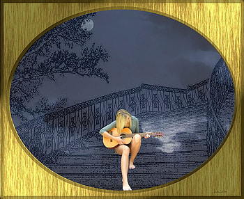 Girl w Gitar, , cool, girl, mixed, gitar HD wallpaper