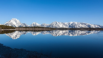Grand Teton National Park, Calm blue, Laptop HD wallpaper