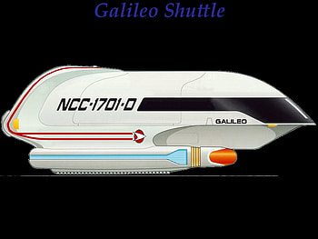 Star Trek Galileo Shuttle, space, ship, tv, star trek HD wallpaper