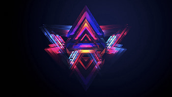 Abstract, Background, Bright, Multicolored, Motley, Triangle HD wallpaper