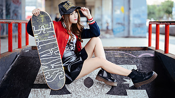 background, Skater , Skateboarding lifestyle, Urban sport HD wallpaper