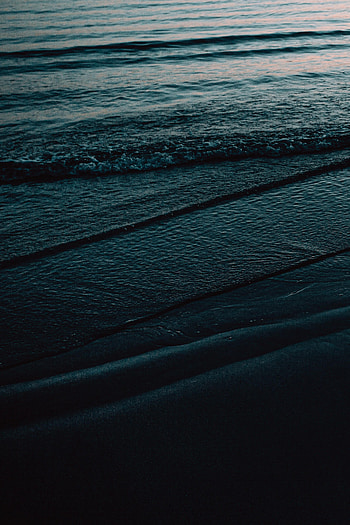 Nature, Sea, Twilight, Waves, Coast, Dusk HD phone wallpaper
