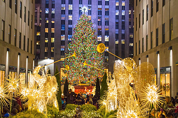 New York Christmas events, Holiday tree lighting, Festive vibes, Citykinder's recommendations HD wallpaper
