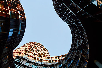 Architecture, Building, Miscellanea, Miscellaneous, Design, Facade, Bottom View HD wallpaper