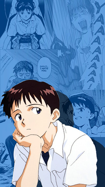 Shinji Ikari, head, nose HD phone wallpaper