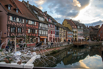 Strasbourg, France, Europe's capital city, Aerial view HD wallpaper