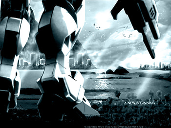 A New Beginning, pilot, city, shin asuka, impulse, plant, anime, mecha, zaft, gundam, gundam seed destiny, beam rifle HD wallpaper