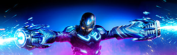 Blue Beetle: Neon Armor — Movie, movie, Blue Beetle HD wallpaper