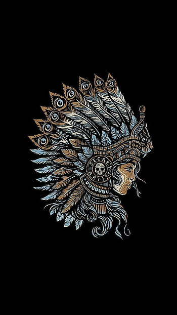 Red Indian, badge, redindian, symbol HD phone wallpaper