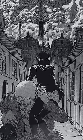 Eren retumbar, shingeki_no_kyojin, manga, eren_jaegar, shingeki, anime, eren_retumbar HD phone wallpaper
