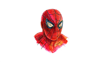 Spiderman Minimalism Artwork, spiderman, movies, minimalism, artist, artwork HD wallpaper