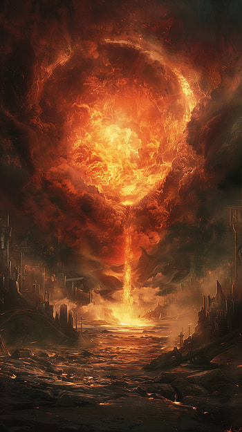 Apocalyptic Eruption - Now!, explosion HD phone wallpaper