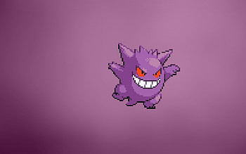 Gengar, Laptop , Dark and brooding, Fearful faade HD wallpaper