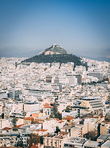 Cities, City, Building, View From Above, Mountain, Greece, Athens HD phone wallpaper