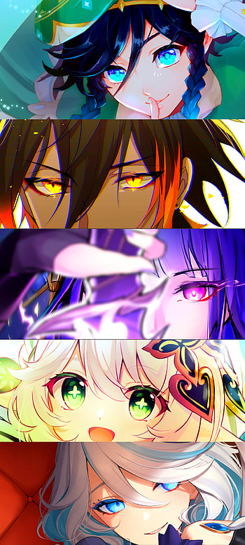 Legendary Five Archons of Genshin Impact – Zhongli, Furina, Venti & More, Genshin Impact, Zhongli (Genshin Impact), Venti (Genshin Impact), video game HD phone wallpaper