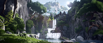 Kena: Bridge, Spirits video game, art screen shot HD wallpaper