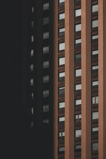 Windows, Building, Dark, Miscellanea, Miscellaneous, Facade HD phone wallpaper