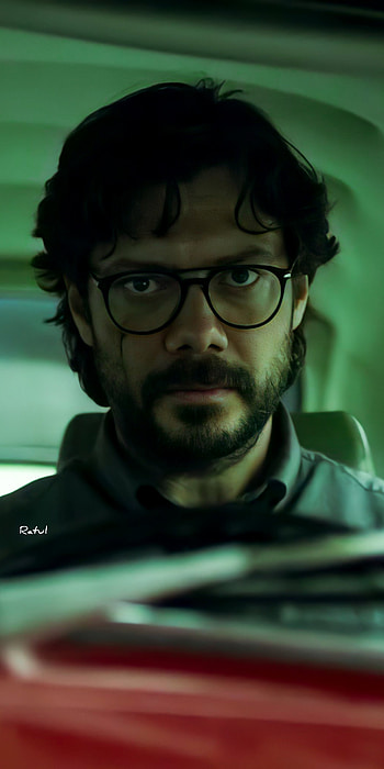 Money Heist, glasses, professor, el professor, la casa de papel HD phone wallpaper