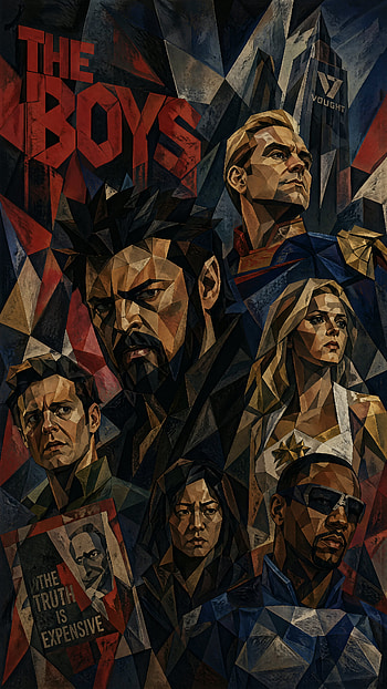 The Boys (2019) — Vought Mosaic , Poster, Superhero HD phone wallpaper