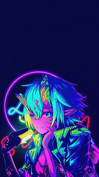 Neon Oni Girl - Anime . Cyberpunk art, Cyberpunk anime, Neon art HD phone wallpaper