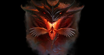 Burning Angel Grand , angel, artist, artwork, digital-art, deviantart HD wallpaper
